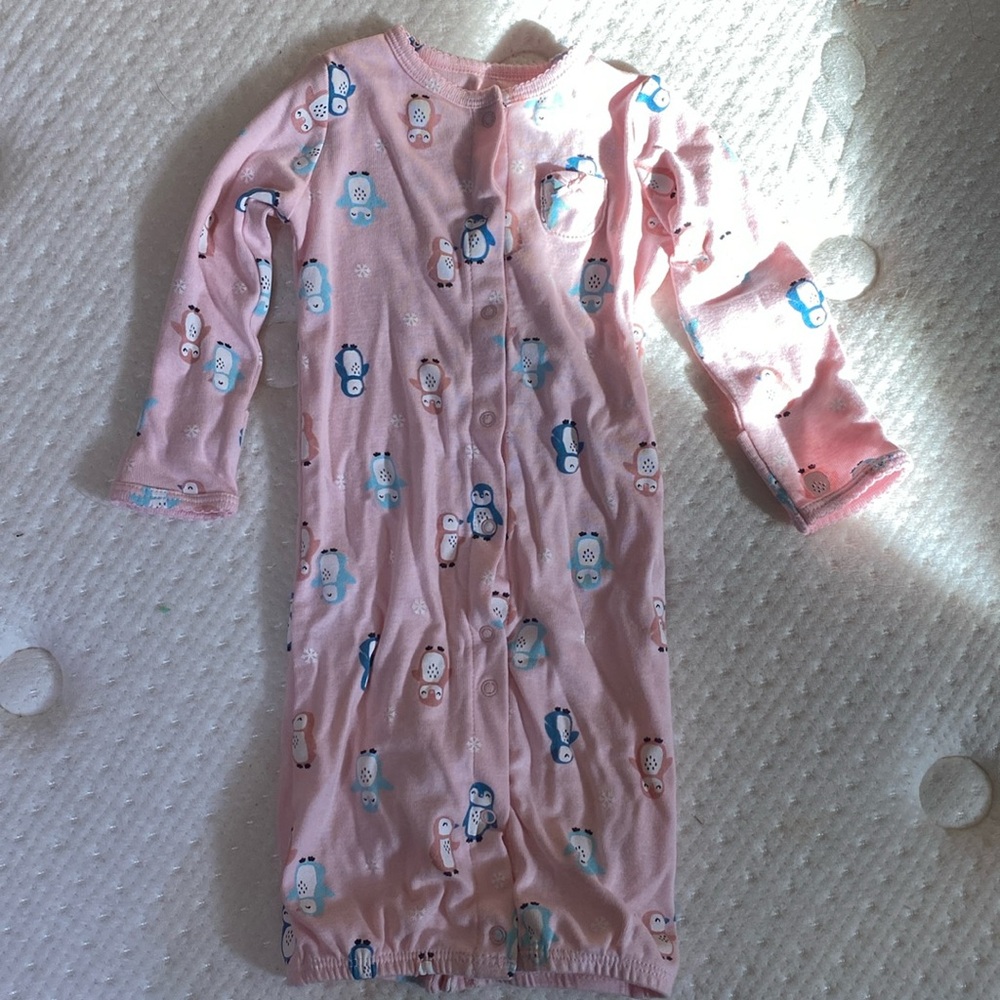 Baby penguin jumpsuit,Carter’s Size 3 month